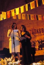 Welcome by director of the Cultural Department, Mrs Nurcan Namsoy and Hatice Kerimgil